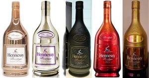 Some of Hennessy's VSOP limited editions: 2011-2012-2013-2014-2015