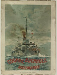 advertisement for Buchholz cognac