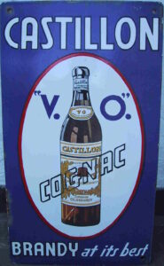 enamel sign