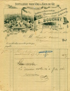 Distillery (here for Société de Vinicole, Monnet)