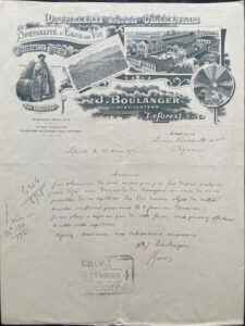 Distillery Boulanger, here for Foucauld