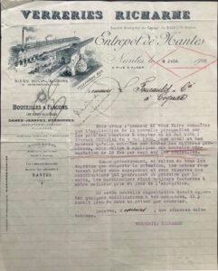 Richarne bottle factory, letter to Foucauld
