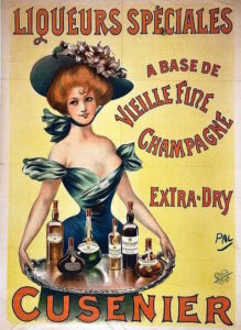 Cusenier, liqueurs spéciales; by Jean de Paleologue, ca 1895