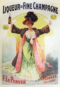 F. le Penvin: liqueur de fine champagne (ca. 1900)