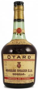 VSOP, with an embossed emblem on the shoulder, no emblem on the capsule; text underneath in English; with 68%Proof stated; on shoulder label VSOP is printed below 'fine champagne' (1959)