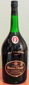 1.5L VSOP; with an emblem above cognac and 1.5L stated on the right side