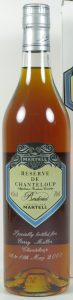 Reserve de Chanteloup Borderies, silvery capsule, 70cl. Engraved with the buyers name.