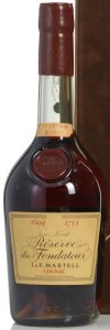 Réserve du Fondateur; no content stated; with an Asian sticker on the neck
