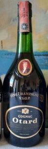 Otard; 70cl and 40%vol stated; Italian import for Cinzano; glass is not frosted