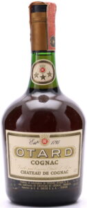 Otard on a grey band in the middle of the label, 75cl, Italian import by Sacco (1960s)