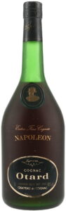 No emblem above 'cognac' but established 1795; Bahrain Duty Not Paid, 1L stated