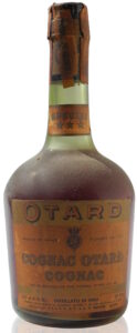 Different colours: 'Otard' in yellow