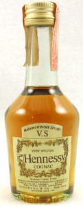 Logo in front of name 'Hennessy'; import information below