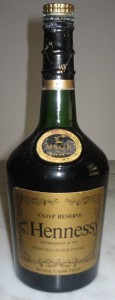 VSOP finest old liqueur cognac; two thickenings on the neck
