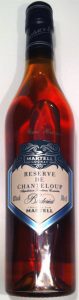 Reserve de Chanteloup Borderies, 70cl. Engraved with the buyers name. Blue cap.