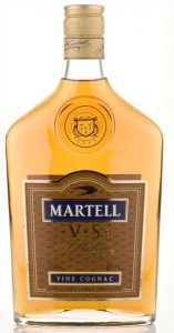 35 cl, 'fine cognac' in blue fully within the contours of the label