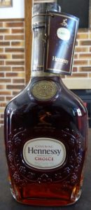Hennessy Choice (Asian); content and abv different (seems to read: 40%vol HDNP 75cl)