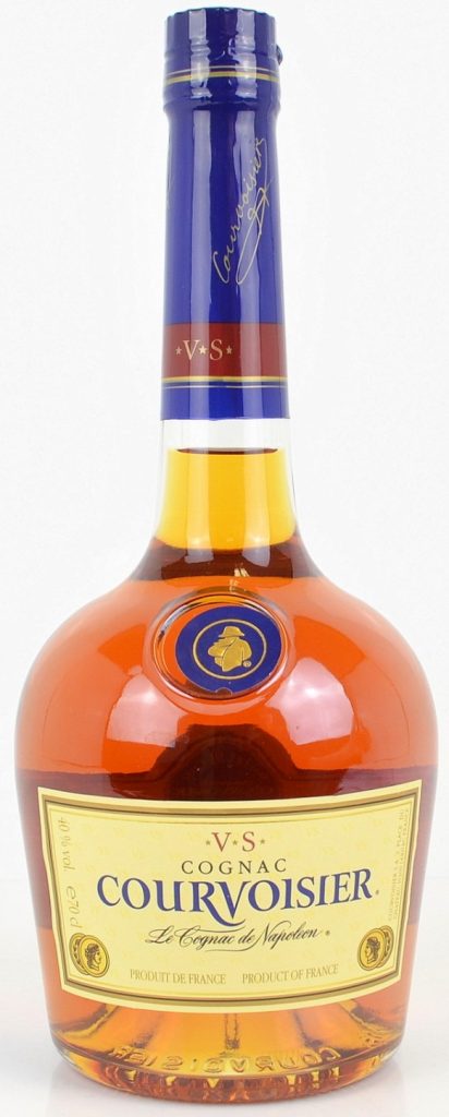 Courvoisier bottle library on the cognac-ton website.