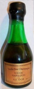 5cl bottle; vieille fine champagne; black wax cap