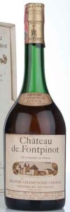 Chateau de Fontpinot, grande champagne; name Frapin not stated; bronze coloured cap (1960-70s)