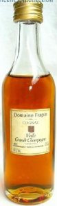 5cl Vieille Grande Champagne; text line above alcohol percentage and 5cl: 'product of France'