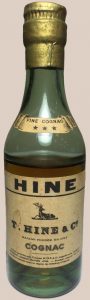 3cl bottle; with fine cognac on the neck label