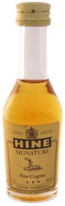3cl stated; no cotisation symbol; underneath: 'Cognac-Frankreich'; more yellow coloured label and lightly coloured glass