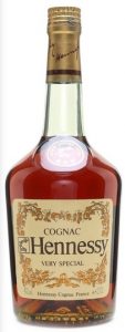 XXX-Very Special; Very Special is printed below Hennessy. 'e 0,70L' stated in the right bottom corner (1980s). 