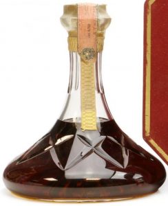 750ml stated on the paper duty seal and on back-side of neck (click to see detail back-side); with an additional label on the back-side.