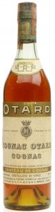 Otard in white letters on a green-brown background; the castle on the neck label is only outlined; Silva di V. Bianchi import from Milano; no content stated; distillato di vino stated and with a paper duty seal on top
