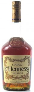 XXX-Very Special; Very Special is printed below Hennessy. 'e 68cl' stated in the right bottom corner (ca 1990). 