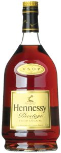 1 Liter stated; privilege comes below Hennessy and then vsop cognac