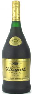 1.5L; gold coloured cap and fine champagne stated on the shoulder label