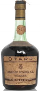 1.90L 20 years old fine champagne (VSOP not stated, see next bottle); 1940s