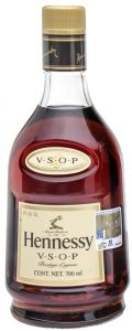 With additional text in the shoulder label (1765 and more) and without the dot between Privilege and Cognac; 700ml