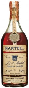 0.700L stated and 40% G; Imported by Martell de Mexico (1960s)