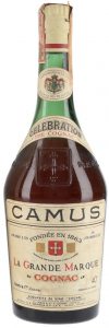 Same as previous, but text in bottom left is again different: 'Camus & Co. Cognac'; Italian import: Isolabella & Fo. Milano