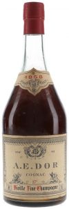1858 Fine champagne; on the back Noël-Denieuil Dor testifies this is one of his old vintages as are 1834, 1840, 1875, 1889, 1893 and 1900