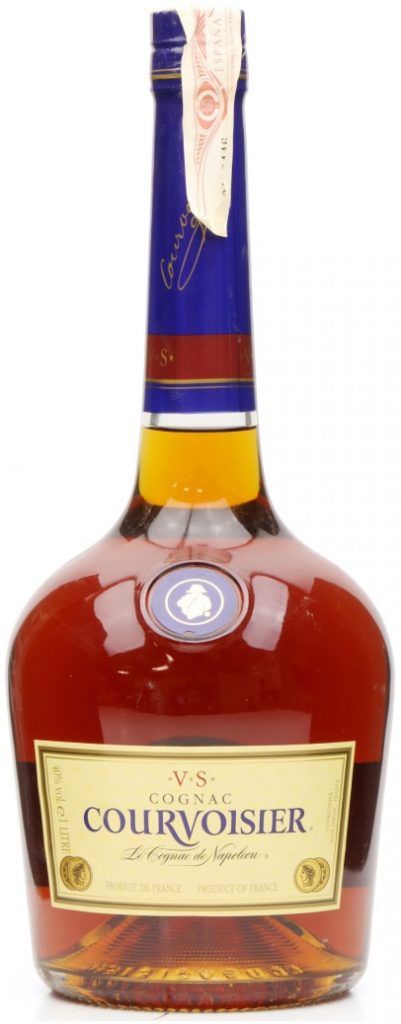 Courvoisier bottle library on the cognac-ton website.