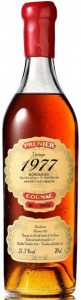 1977 Vintage borderies 51.5%, bottled 2016; red wax capsule