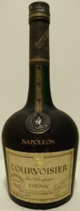 750ml stated and 80 proof; fine champagne is on the main label. Old type capsule