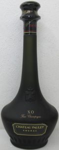 Greennish label with no abv or content on front label, with an address line; no back label