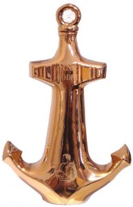 Copper coloured anchor (prob. 700ml)