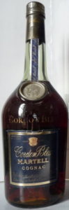 Same as previous; bottom line: "Elevé et mis en bouteille en Cognac France"; Dutch import by Koopmans & Bruinier, Amsterdam