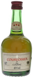 Luxe on neck label in different letter style and with stars in red; line underneath cognac, dividing the label; 5cl (1980s)