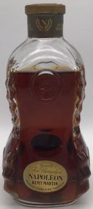 35cl Napoleon decanter; Florentine flask (1970s)