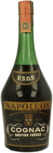 75cl VSOP - Napoleon, with white lettering for VSOP, Cognac and Gautier Frères; Italian import by Barbieri, Padova