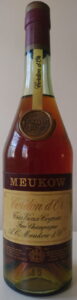 Cordon d'Or, Extra Age; content and ABV stated very small (1970s); on the back: 0,70L and Französisches Erzeugnis.