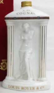 Venus de Milo, with a Singapore Duty Not Paid stamp and sticker