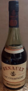 Fine champagne, 1950-60s, underneath is stated: distribué par Cartaux